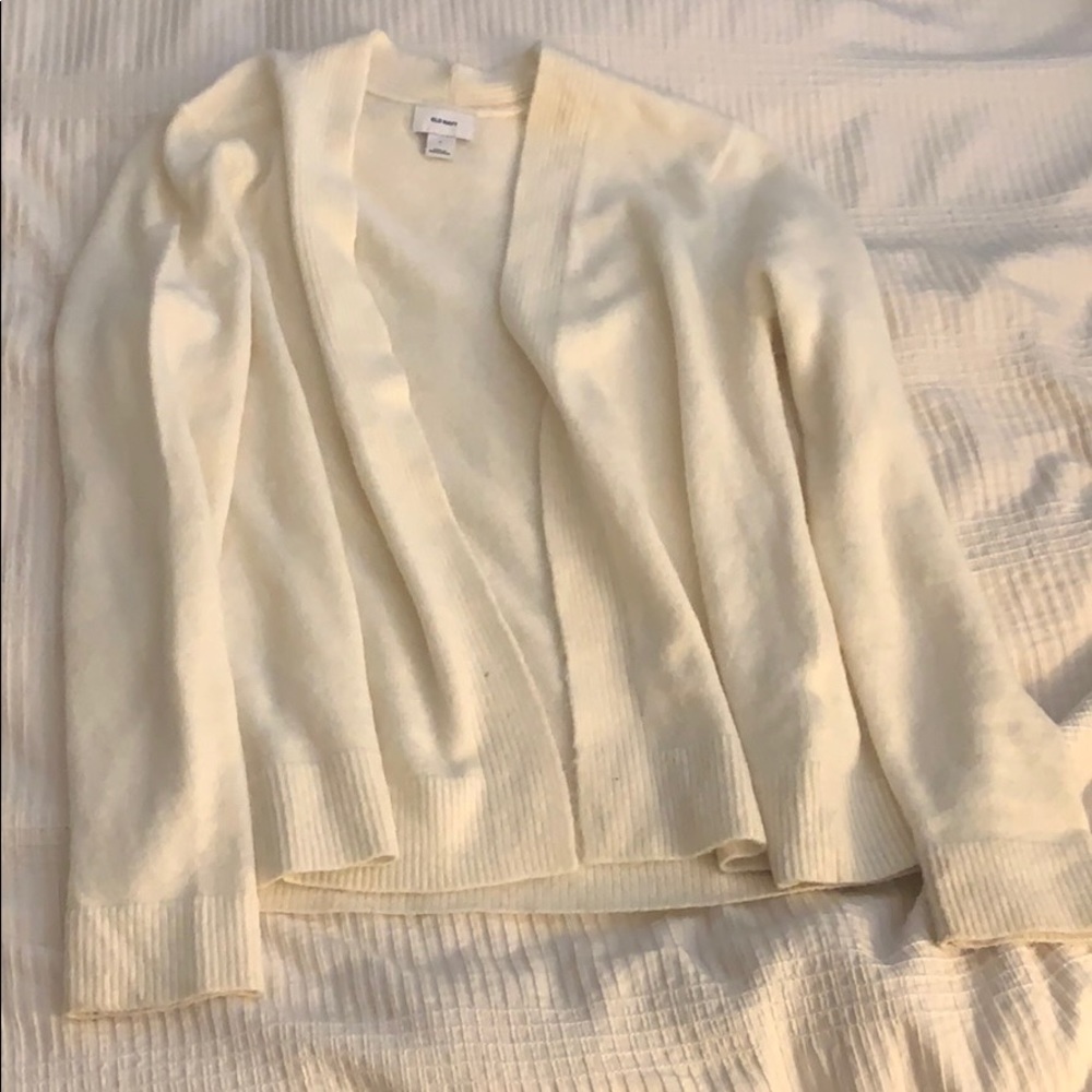 Old Navy Super Soft Cream Cardigan